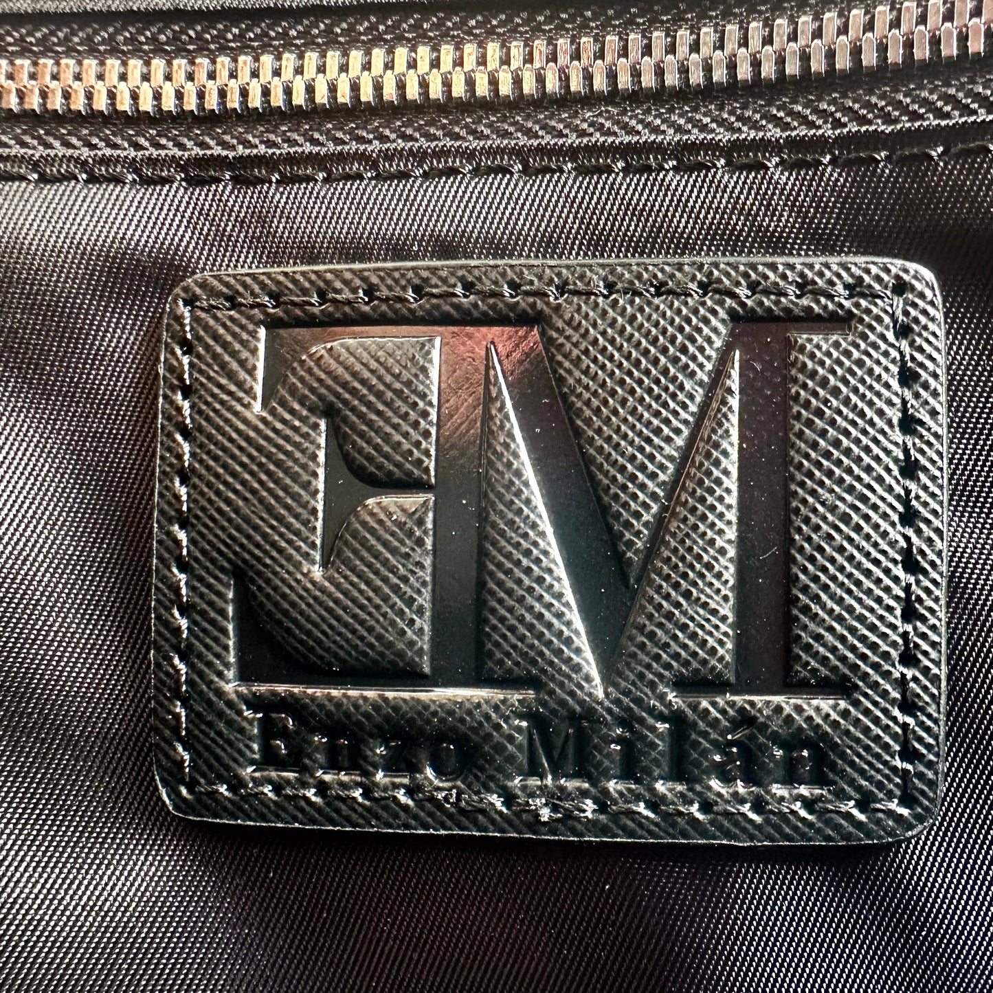 Leather Enzo Clutch Bag